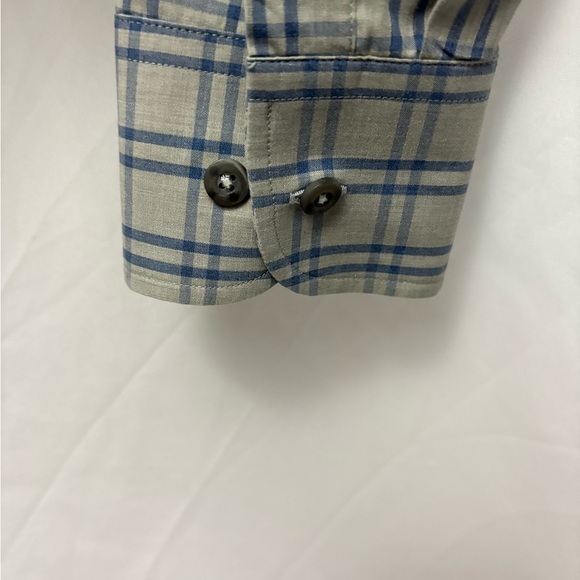 Untuckit Mens Slim Fit Button Down/Up Shirt Size Large Striped - Picture 3 of 5